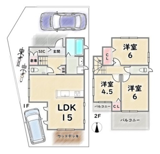 【間取り】 | 右京区鳴滝嵯峨園町