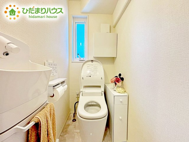 【トイレ】 | 水戸市米沢町　中古戸建 | 節水できるトイレで、少ないお水でもしっかりと洗浄してくれます！