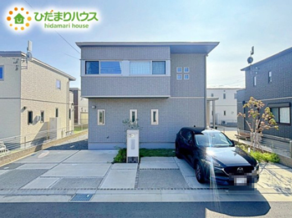 【外観】 | 水戸市米沢町　中古戸建 | 落ち着いたカラーが洗練された印象を与える外観です。