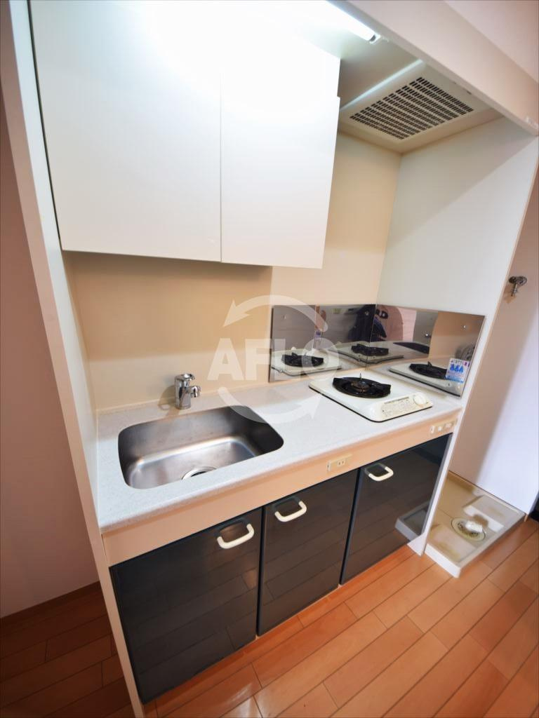 エスリード北浜のキッチン|エスリード北浜　1口ガスシステムキッチン