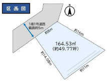 大磯町石神台1丁目　中古戸建の区画図