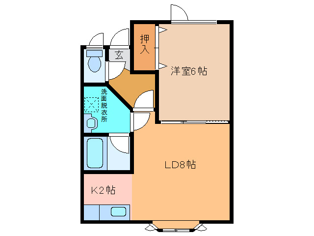グレースハイムの間取り