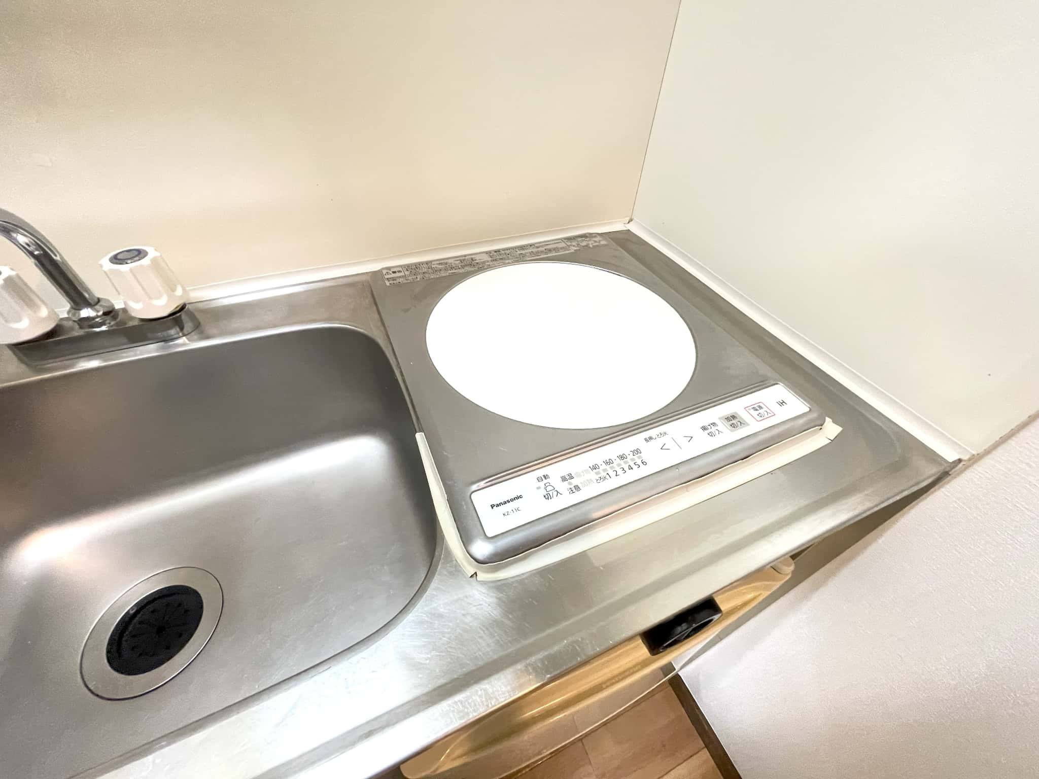 コーポミヤBのキッチン|IHコンロ