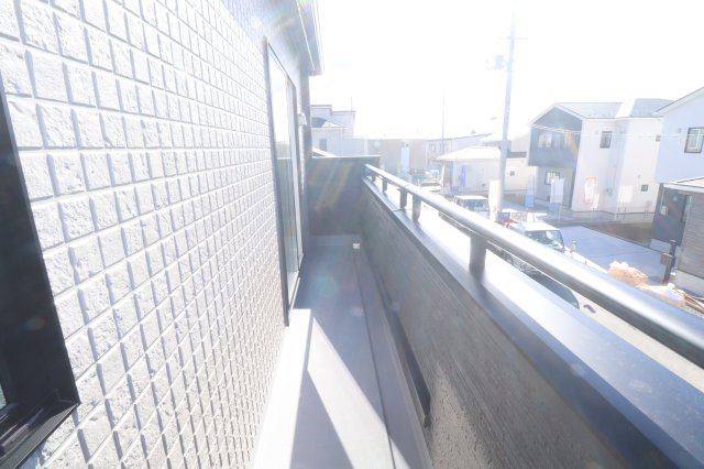 郡山市芳賀３丁目　　　１号棟　　　芳賀小学校、郡山第４中学区のバルコニー|西側バルコニー♪