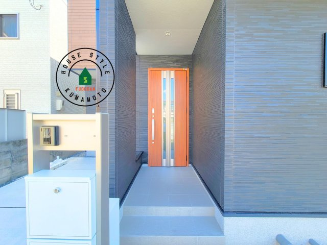 熊本市中央区壺川1丁目第1-2棟（1号棟）の外観：施工例|おでかけの時も帰った時も、「我が家」を最初に感じでもらえる素敵な空間に。