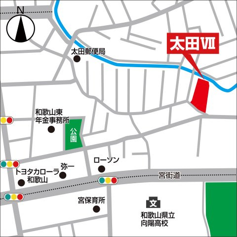 ライフフィールド太田Ⅶの地図