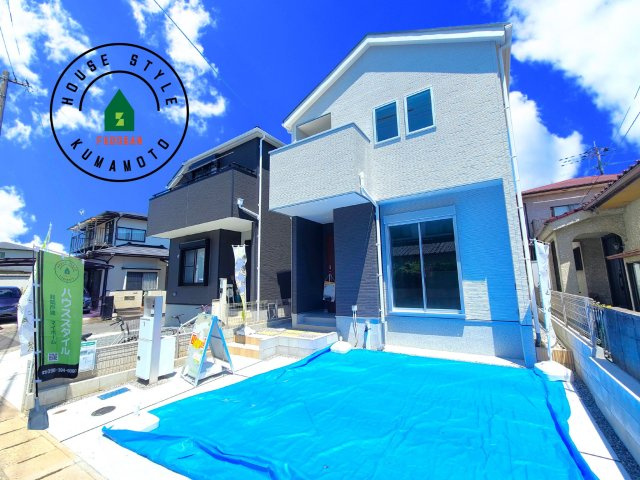 熊本市中央区壷川1丁目第1-2棟（2号棟）の外観：施工例|デザイン性のある外観です。