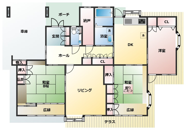 【間取り】 | 北区楡木5丁目