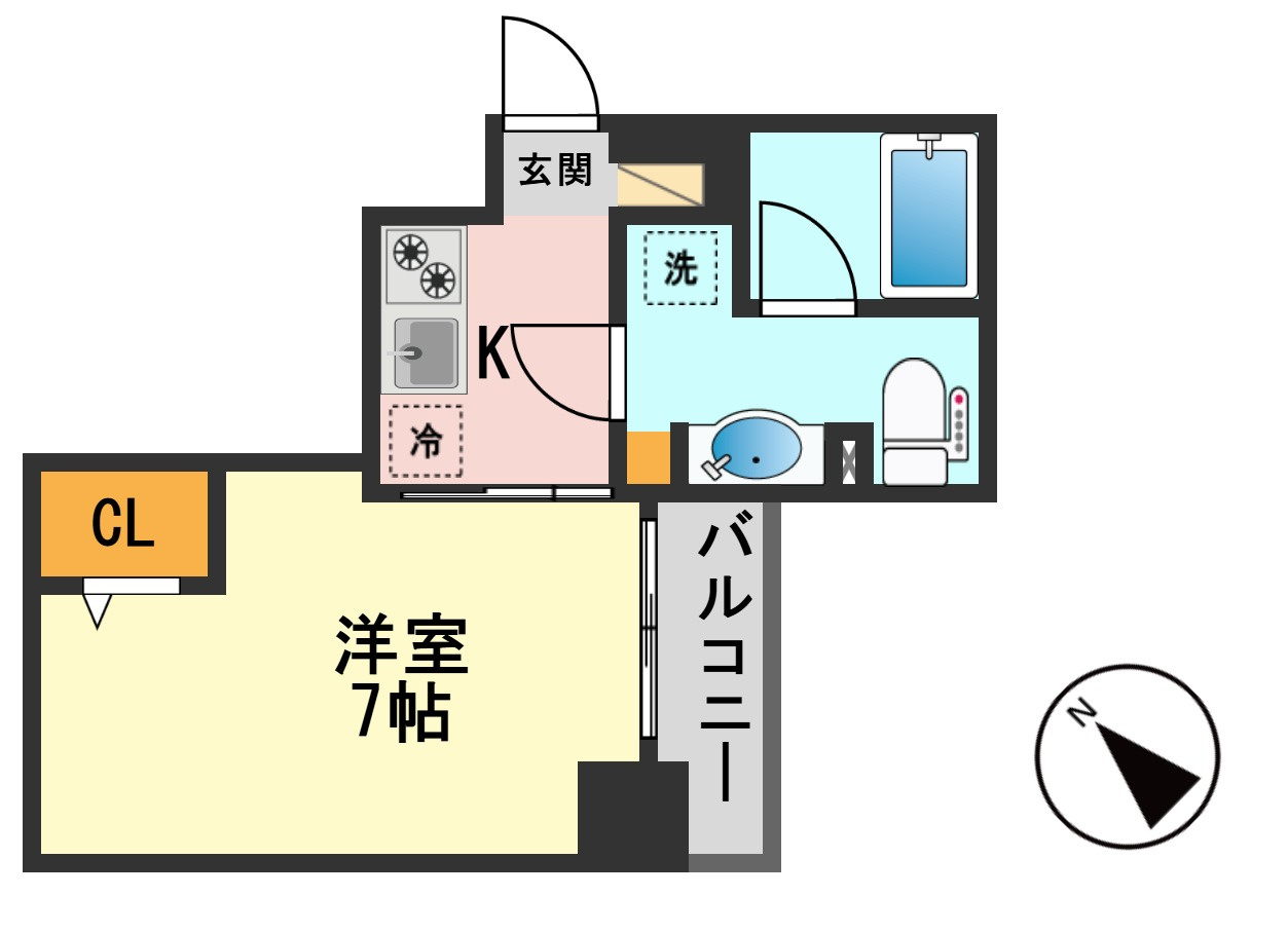 ラフィスタ金町の間取り