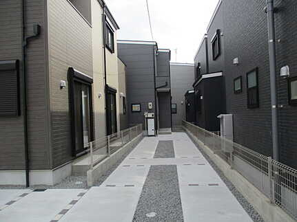 広島市西区南観音８丁目　新築一戸建て(全5棟)の外観