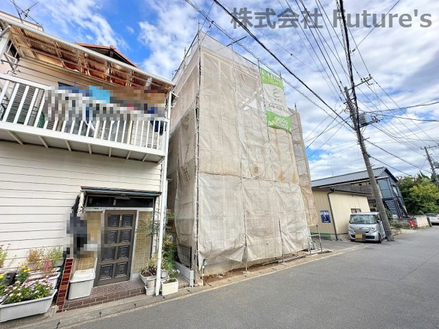 三郷市戸ケ崎　新築戸建　全1棟の外観|現地の写真になります。