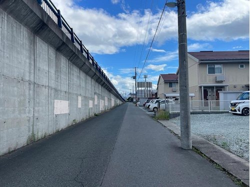 山形市西田第10【新築建売住宅】2号棟の前面道路含む現地写真|前面道路
