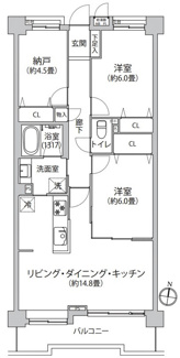【間取り】 | ライオンズガーデンひばりヶ丘第2 | ライオンズガーデンひばりヶ丘第2