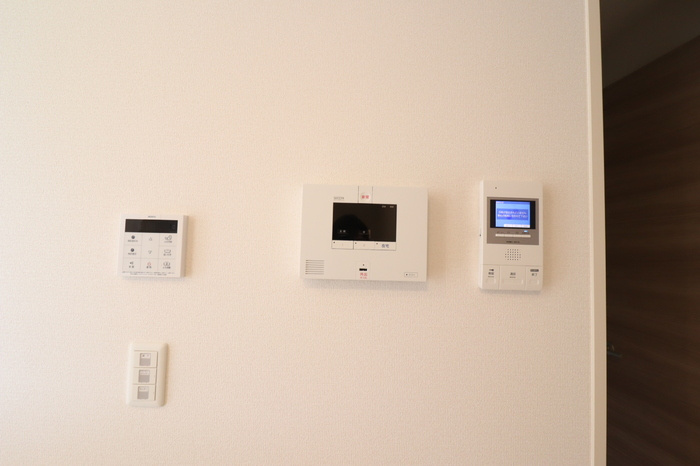 海正 ABのセキュリティ|セコムホームセキュリティシステム標準搭載、カラーモニター付インターホン（オートロック仕様）