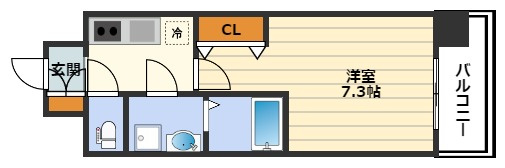 S-RESIDENCE大阪同心の間取り