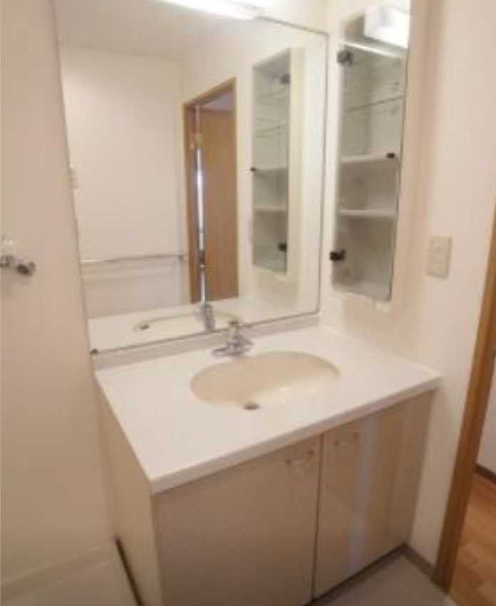 プロスパー世田谷A棟　オートロック　トランクルーム　ファミリー向けの洗面所