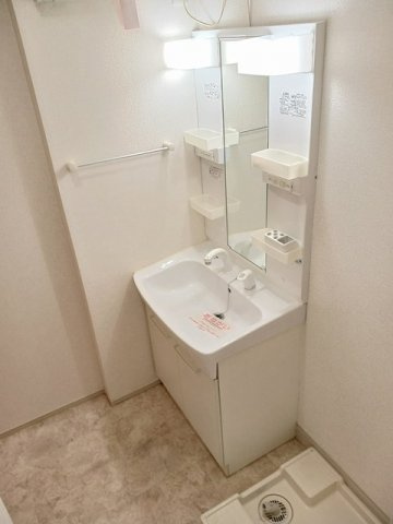 プリザーブの洗面所|広い洗面スペース