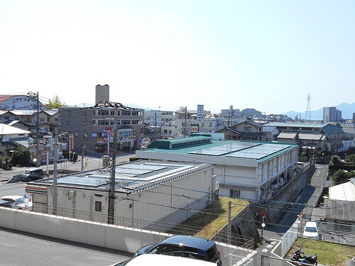 ライオンズマンション皆賀のその他|南東向きバルコニーからの眺望　※2019年9月撮影