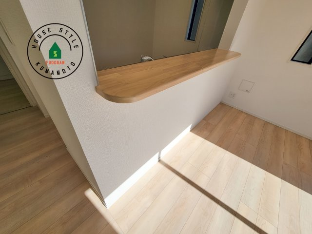 合志市野々島第2-1棟（1号棟）のダイニング|ダイニングとリビングのメリハリが付けやすい空間設計になっています。