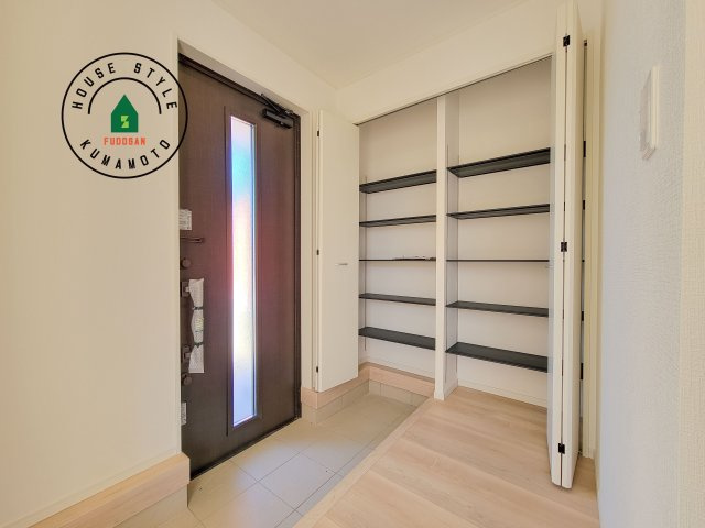 合志市野々島第2-1棟（1号棟）の防犯設備|二重ロックでしっかり防犯対策ができます。