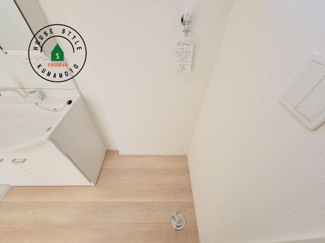 合志市野々島第2-1棟（1号棟）のランドリースペース|ランドリースペースは広さもたっぷり。