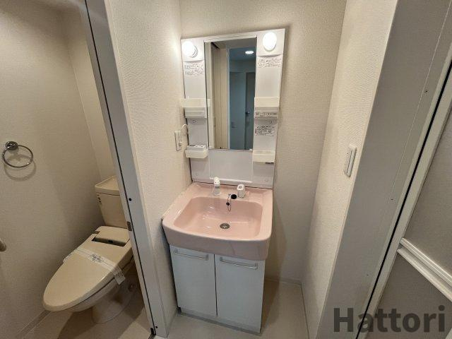 吹田市千里山西５丁目のアパートの洗面所