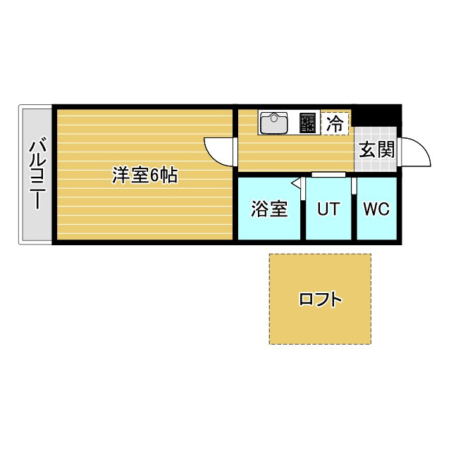 吹田市千里山西５丁目のアパートの間取り