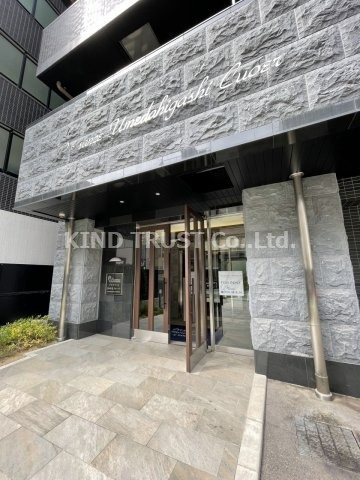 プレサンス梅田東クォーレのエントランス|ゆとりのあるエントランスです