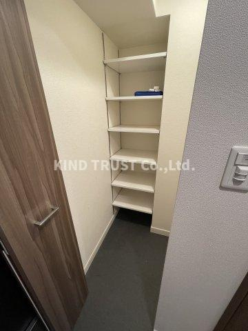 プレサンス梅田東クォーレの収納|たっぷりとした収納スペースです