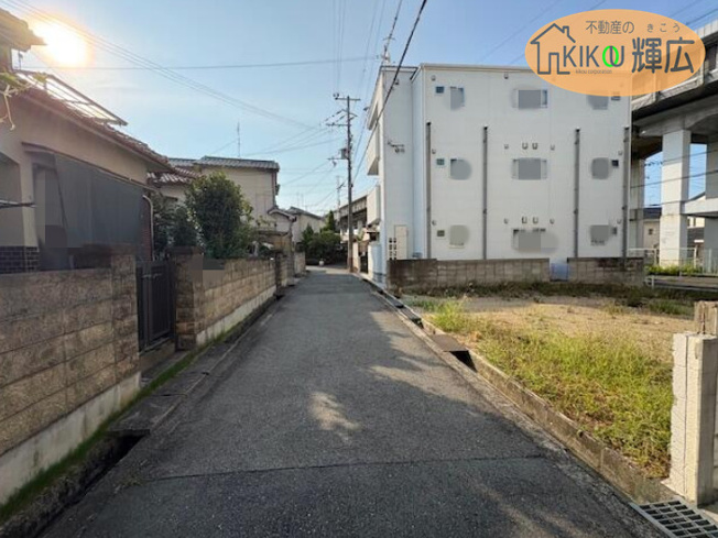 【前面道路含む現地写真】 | 明石市魚住町西岡　土地