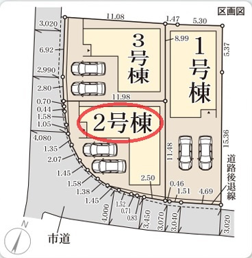 【区画図】 | リーブルガーデン貝塚市三ツ松５期 | 区画図
