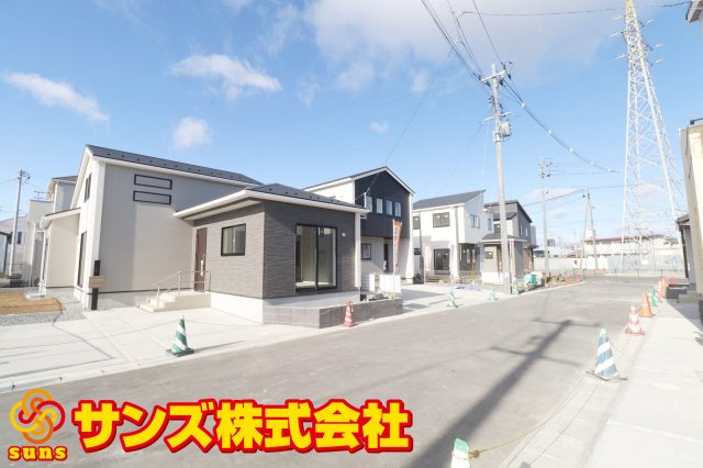 郡山市芳賀３丁目　　　７号棟　　　芳賀小学校、郡山第４中学区の外観|東側から見た外観