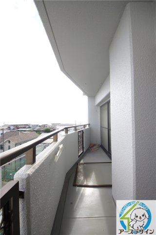 岸本マンションのバルコニー