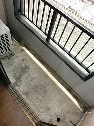 ドリームハウスのバルコニー
