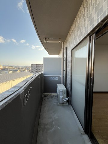 スカイマンションBのバルコニー