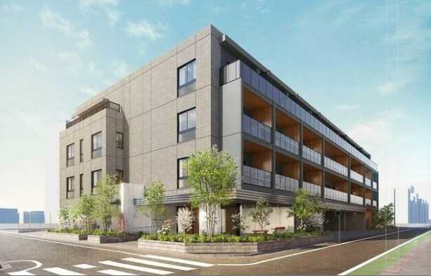 ザ・パークワンズ三軒茶屋　築浅　ペット相談可　浴室乾燥機の外観パース|ザ・パークワンズ三軒茶屋