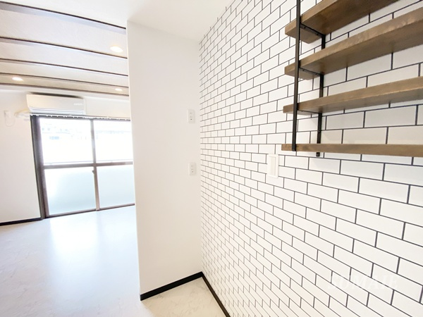 キャッスルカネコのキッチン|冷蔵庫置場があそこかな