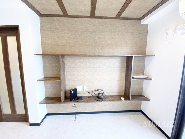 キャッスルカネコの居間・リビング|テレビも設置できます