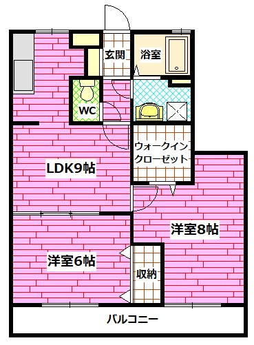 ウイングMISAWA　IIIの間取り