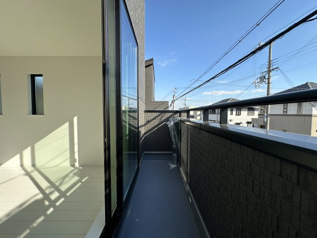 明石市西明石町２丁目新築戸建A号棟のバルコニー