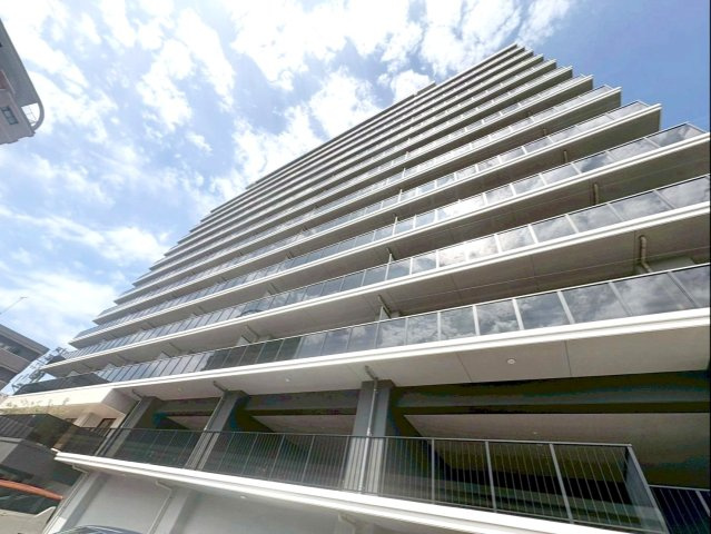 アメイズ福津中央レジデンスの外観|鉄筋コンクリート造13階建て(地下1階)！4階のお部屋です！