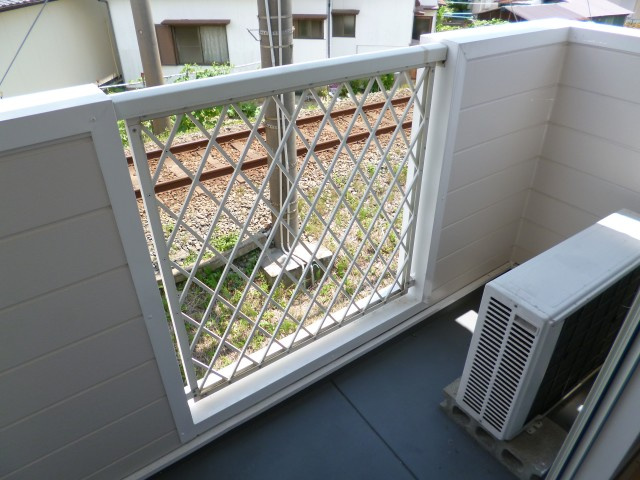 コンバーチブルのバルコニー