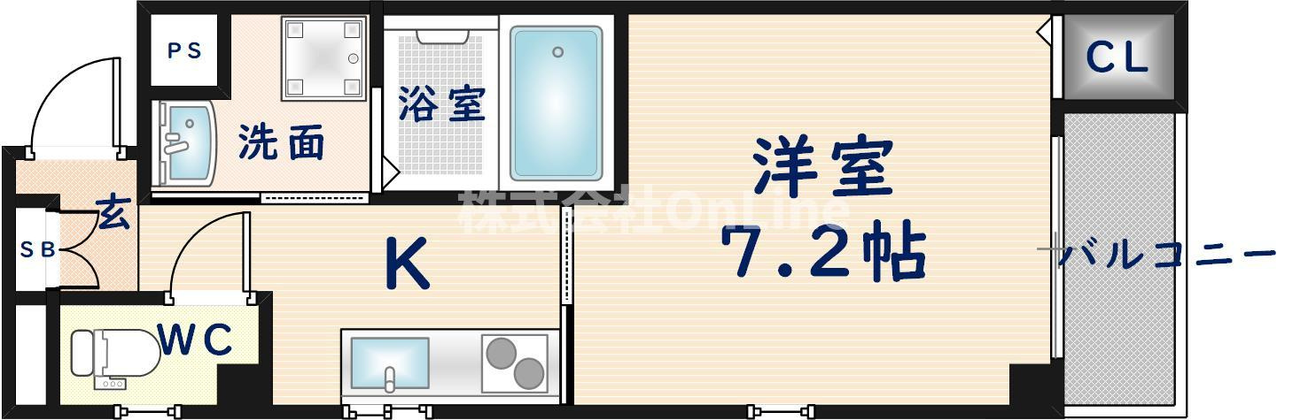 Chana's Village Fuseの間取り