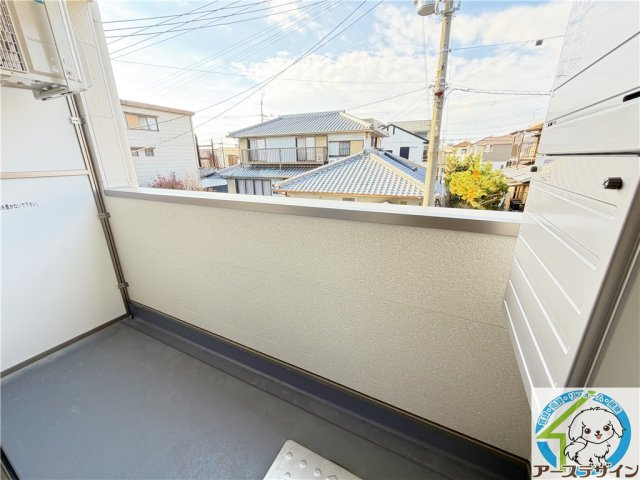 ジーメゾン明石林崎のバルコニー