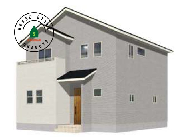 菊池郡大津町大字町第10‐2棟(2号棟)の完成予想図|外観も気になるポイント