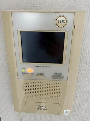 【セキュリティ】 | プレサンス心斎橋ラヴィ | モニター付きインターホンです