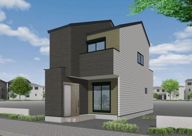 紫竹西南町の外観パース