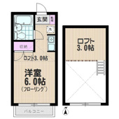 大型ロフト付