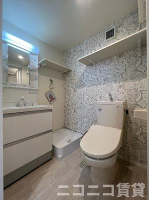 【トイレ】 | シャルムメゾン | 別号室イメージの為、現状を優先致します。