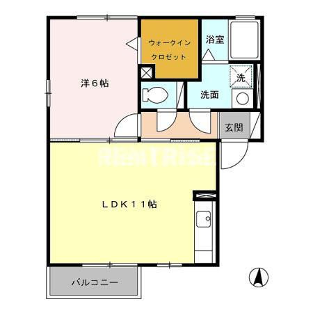 リヴェールＮＯＭＵＲＡの間取り